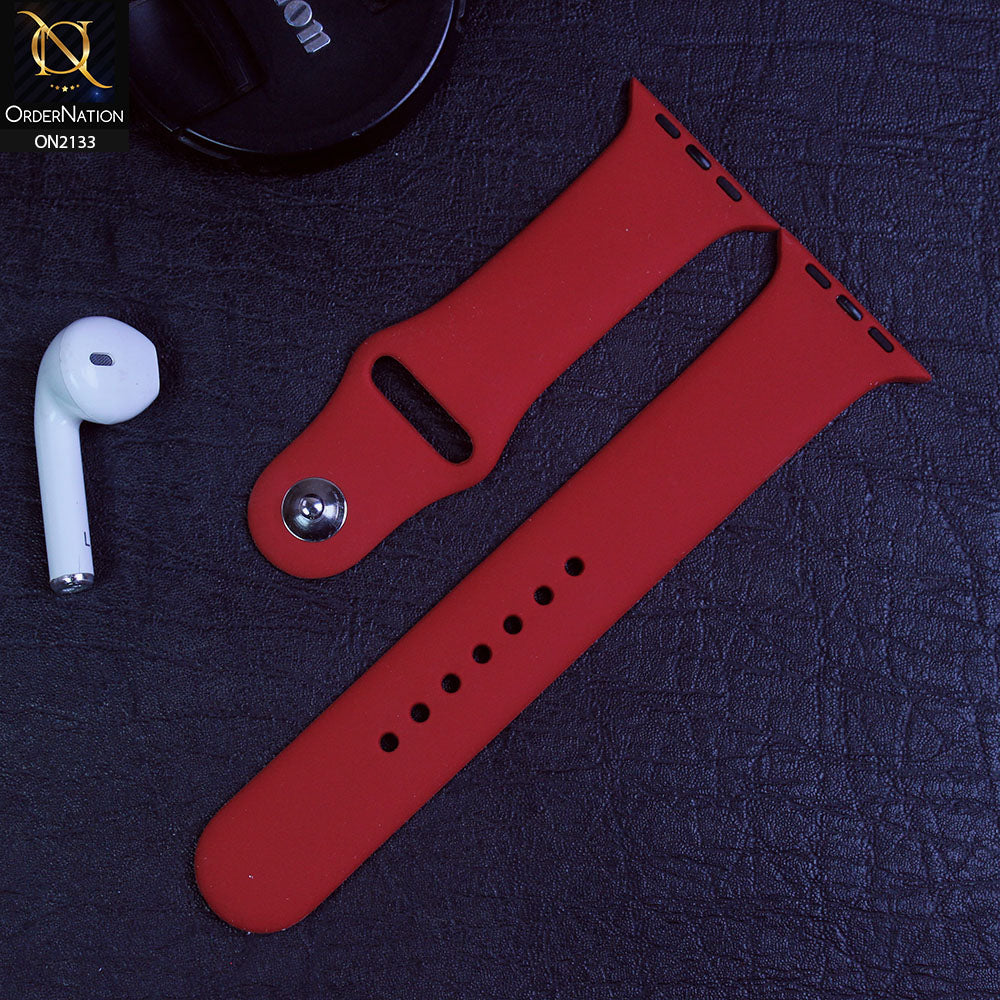 Apple Watch Series 3 (42mm) - Red  - Soft Candy Color Watch Strap