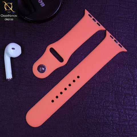Apple Watch Series 3 (42mm) - Vermilion - Soft Candy Color Watch Strap
