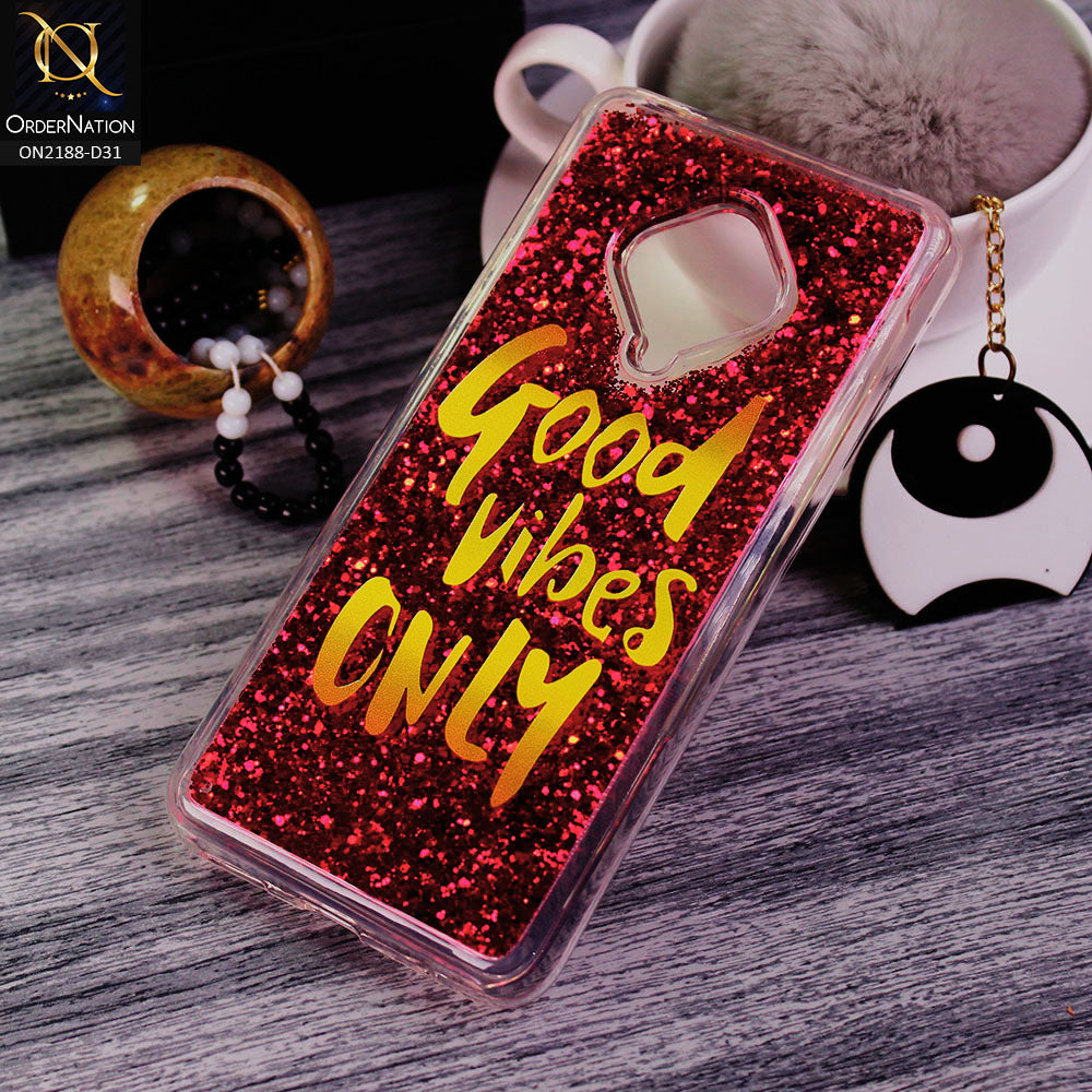 Vivo S1 Pro - Design 31 - Trendy Moving Liquid Glitter Shine Soft Borders Case