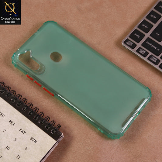 Samsung Galaxy A11 Cover  - Sea Green - Candy Assorted Color Soft Semi-Transparent Case