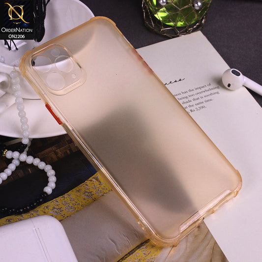 iPhone 11 Pro Max - Yellow - Candy Assorted Color Soft Semi-Transparent Case