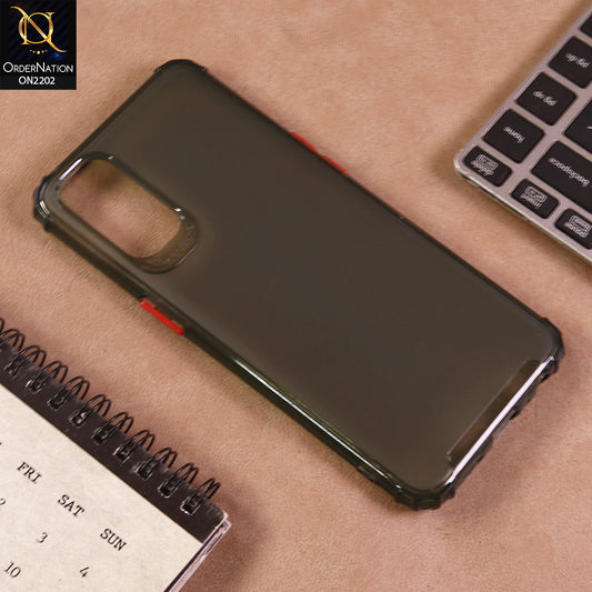 Oppo Reno 4 Cover  - Green - Candy Assorted Color Soft Semi-Transparent Case