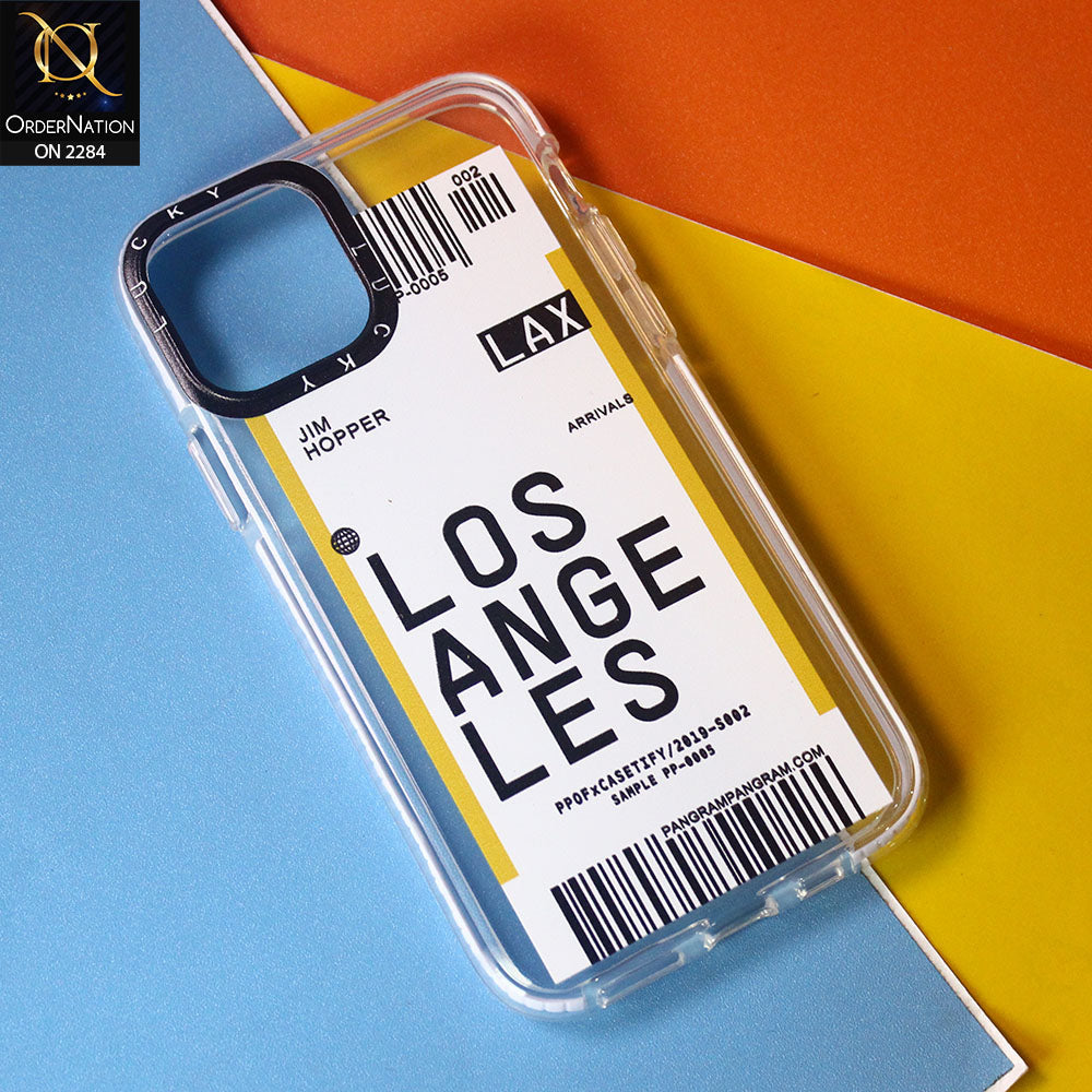iPOhone 11 Cover - Design 8 - V2 Trendy City Travel Pane Strip Bar Code Style Case