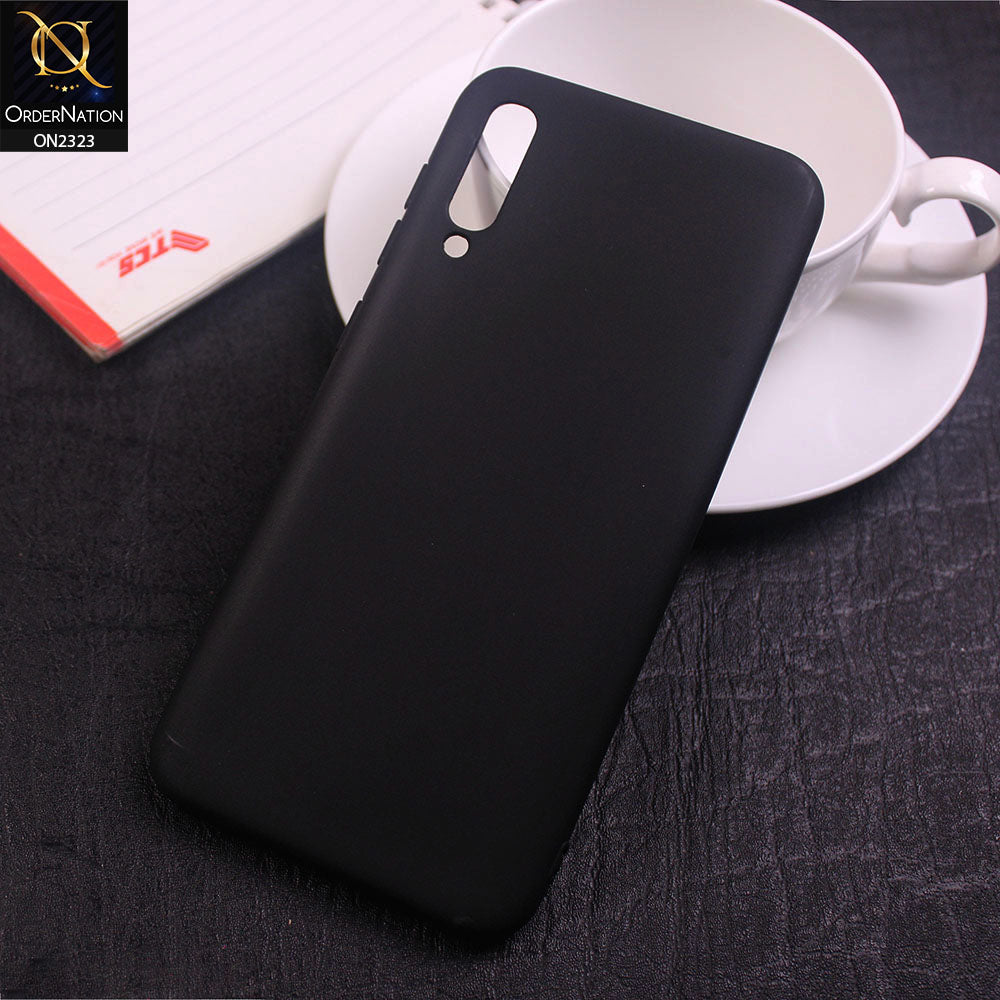 Samsung Galaxy A50s Cover - Black - Soft Ultra Thin Candy Colors Case