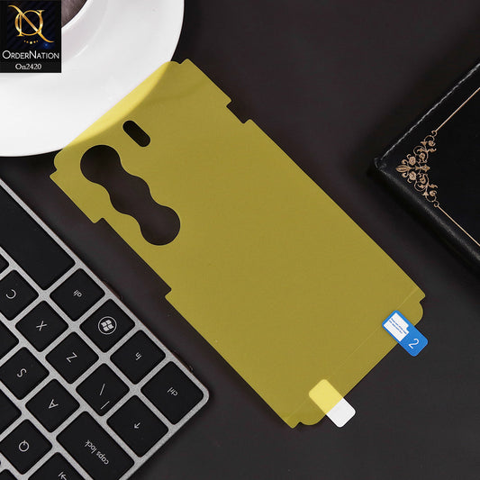 Tecno Camon 40 Pro Cover - Protector -  Transparent Hydro Jell Skin Film Unbreakable Back Protector Sheet