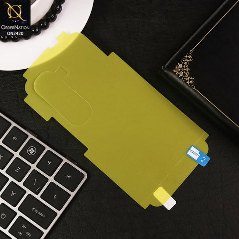 Infinix Hot 50 Back Sheet - Transparent Hydro Jell Skin Film Unbreakable Back Sheet