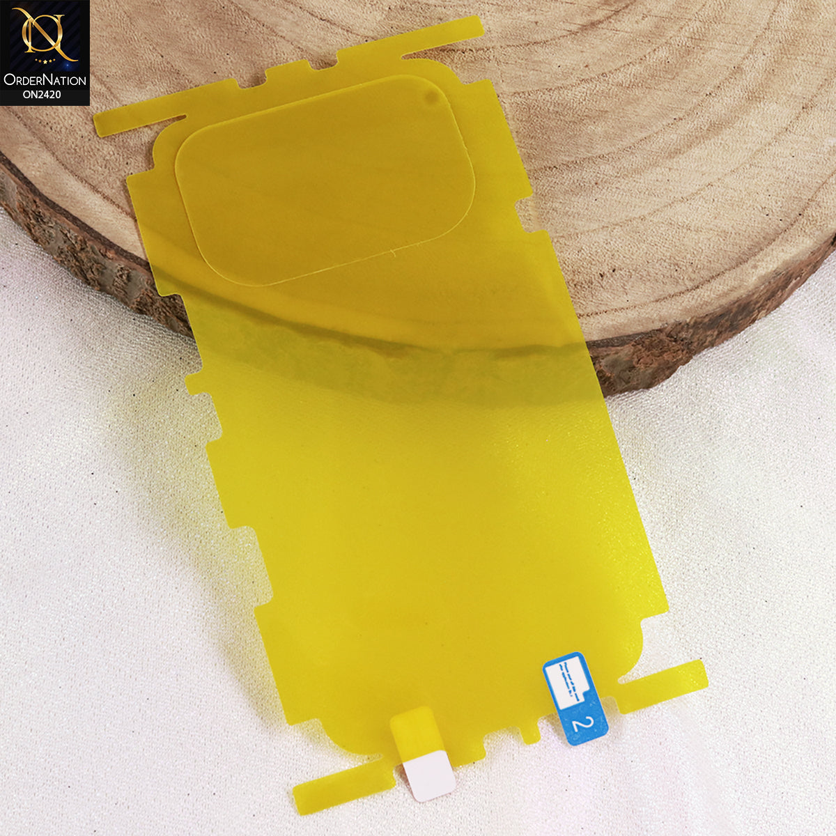 Infinix Note 60 Cover - Transparent  - Hydro Jell Skin Film Unbreakable Back Sheet