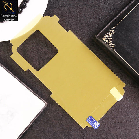 Infinix Note 30 Pro - Protector - Transparent Hydro Jell Skin Film Unbreakable Back Protector Sheet