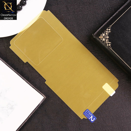Infinix Note 40 Pro Plus - Protector - Transparent Hydro Jell Skin Film Unbreakable Back Protector Sheet