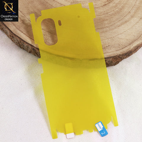 Oppo A6S 4G Cover - Transparent  - Hydro Jell Skin Film Unbreakable Back Sheet