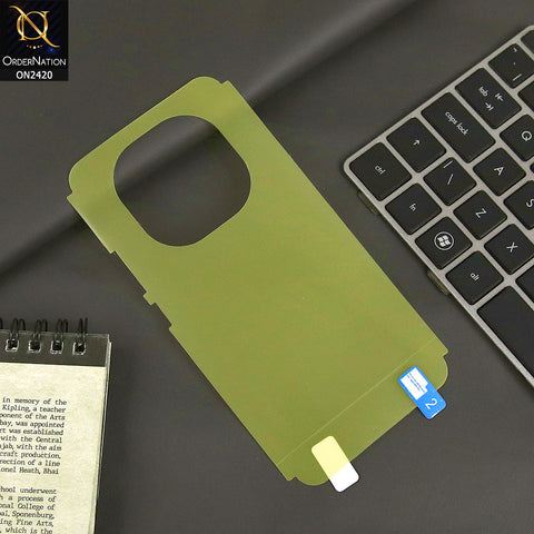 Xiaomi Redmi Note 14 5G - Protector - Transparent Hydro Jell Skin Film Unbreakable Back Protector Sheet