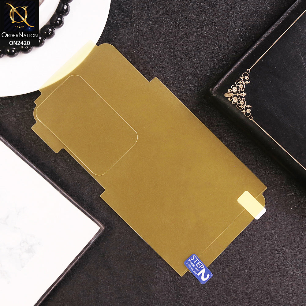 Oppo Reno 11F 5G - Protector - Transparent Hydro Jell Skin Film Unbreakable Back Protector Sheet