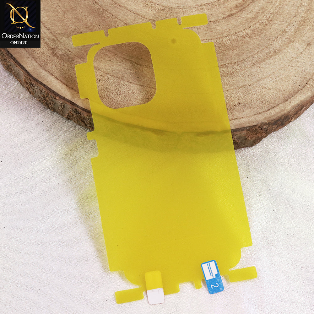 Oppo Reno 15 Cover - Transparent  - Hydro Jell Skin Film Unbreakable Back Sheet