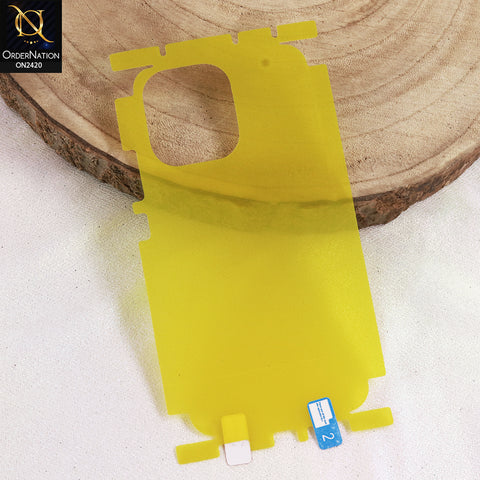Oppo Reno 15 Cover - Transparent  - Hydro Jell Skin Film Unbreakable Back Sheet