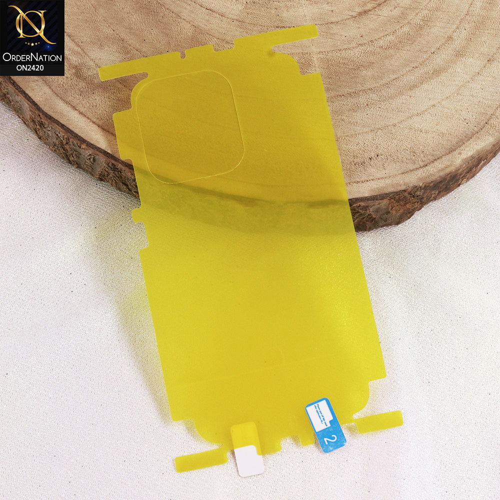 Oppo Reno 15F Cover - Transparent  - Hydro Jell Skin Film Unbreakable Back Sheet
