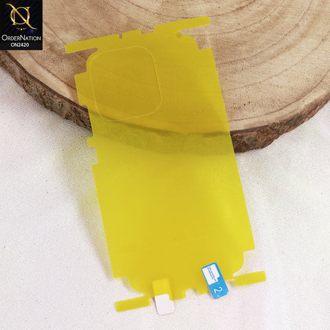 Oppo Reno 15F Cover - Transparent  - Hydro Jell Skin Film Unbreakable Back Sheet