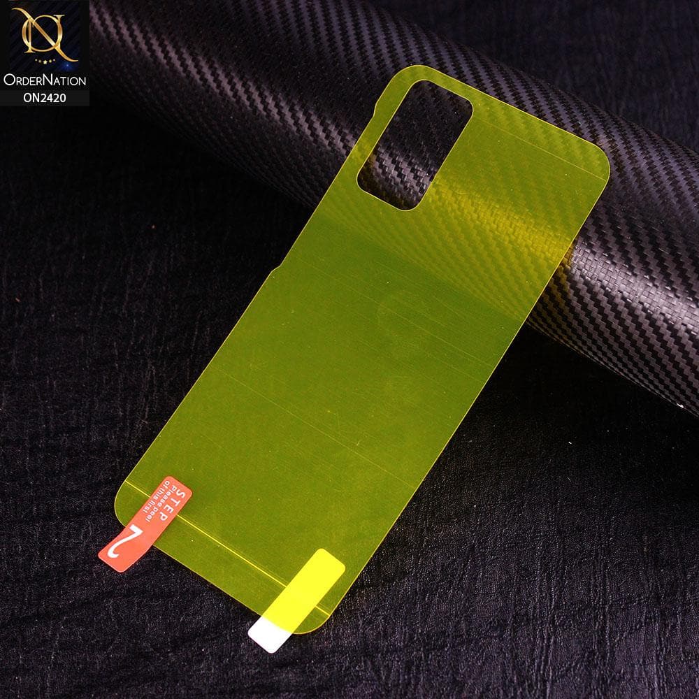 Oppo A36 Protector Cover - Transparent Hydro Jell Skin Film Unbreakable Back Protector Sheet
