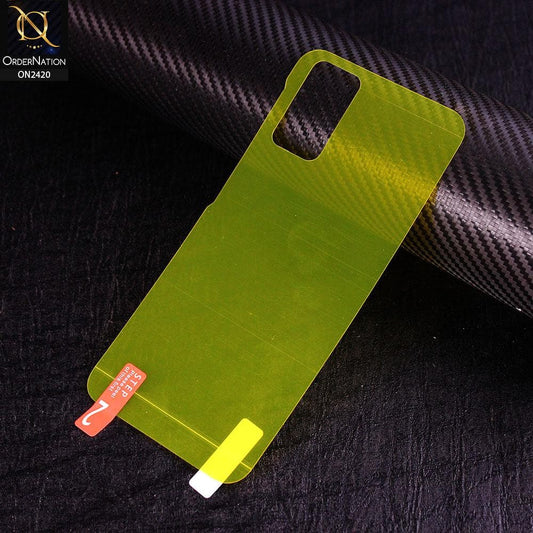 Samsung Galaxy Note 20 Protector Cover - Transparent Hydro Jell Skin Film Unbreakable Back Protector Sheet
