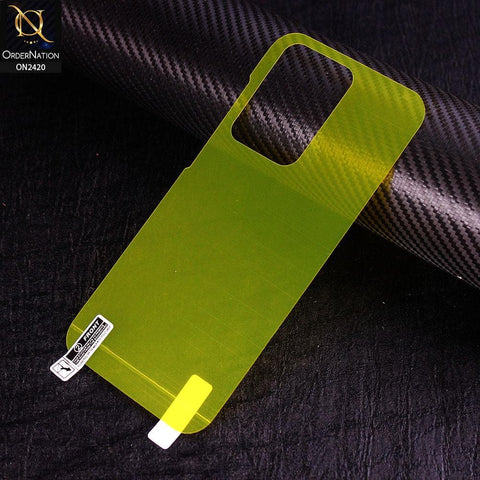 Xiaomi 11T Protector Cover - Transparent Hydro Jell Skin Film Unbreakable Back Protector Sheet