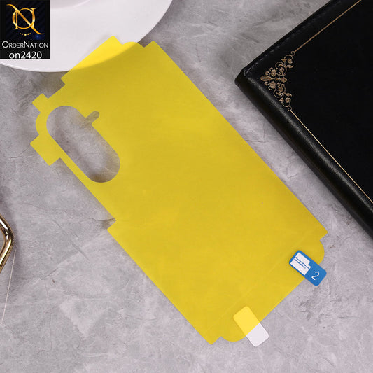Samsung Galaxy A36 Back Sheet - Transparent Hydro Jell Skin Film Unbreakable Back Sheet