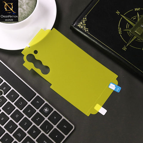 Samsung Galaxy S23 Plus 5G Cover - Transparent - Transparent Hydro Jell Skin Film Unbreakable Back Sheet