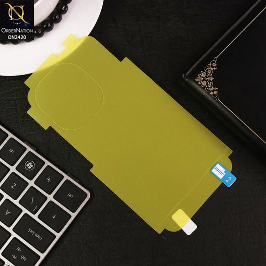 Tecno Pop 9 Back Sheet - Transparent Hydro Jell Skin Film Unbreakable Back Sheet