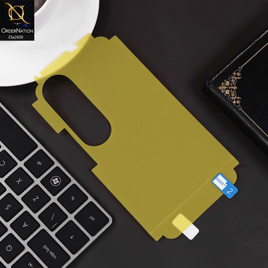 Vivo V50 Lite Cover - Protector -  Transparent Hydro Jell Skin Film Unbreakable Back Protector Sheet