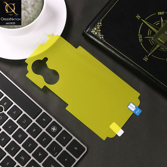 Vivo Y03t Cover - Transparent - Transparent Hydro Jell Skin Film Unbreakable Back Sheet
