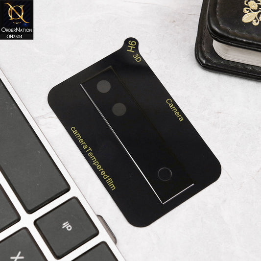 Google Pixel 6a Cover - Black - 9H Ultra Thin Scratch-Resistant Camera Lens Glass Protector