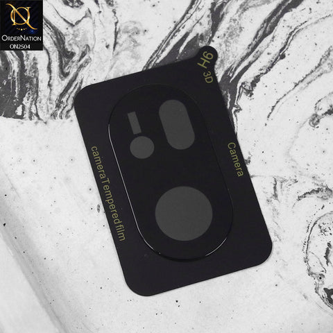Oppo Reno 11 5G Camera Protector - Black -  9H Ultra Thin Scratch-Resistant Camera Lens Glass Protector