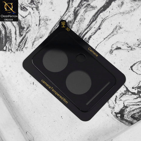 Oppo F25 Pro Camera Protector - Black -  9H Ultra Thin Scratch-Resistant Camera Lens Glass Protector