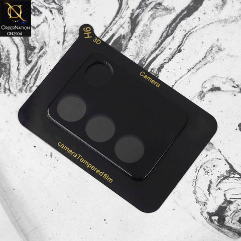 Vivo S16e Camera Protector - Black -  9H Ultra Thin Scratch-Resistant Camera Lens Glass Protector
