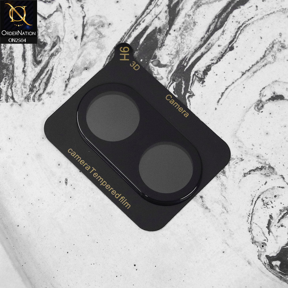 Vivo Y03 Camera Protector - Black -  9H Ultra Thin Scratch-Resistant Camera Lens Glass Protector