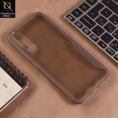 vivo iQOO Neo Cover  - Black - Soft Silicone Stylish Matte Borders Transparent Protectie Case