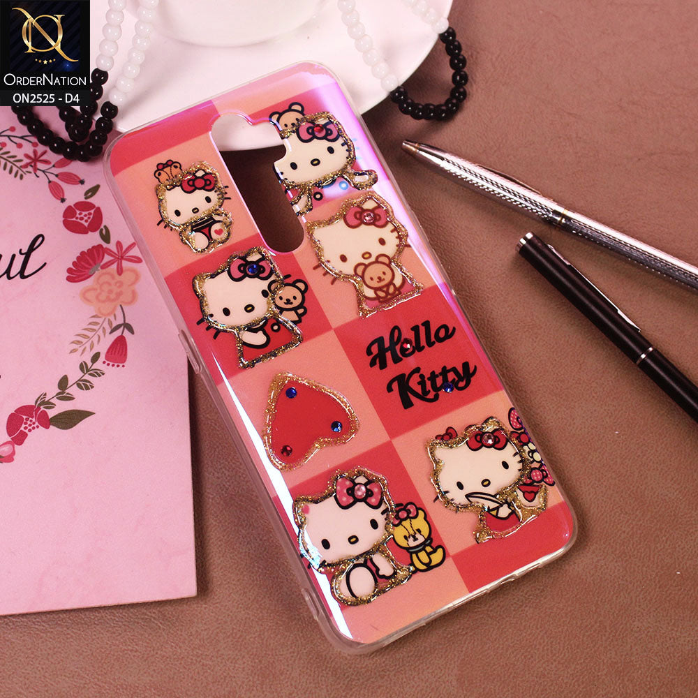 Oppo A9 2020 Cover - Design 4 - Girlish Fashion Style Shiny Soft Case