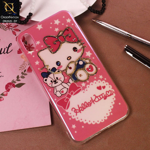 iPhone XS / X Cover - Design 7 - Girlish Fashion Style Shiny Soft Case