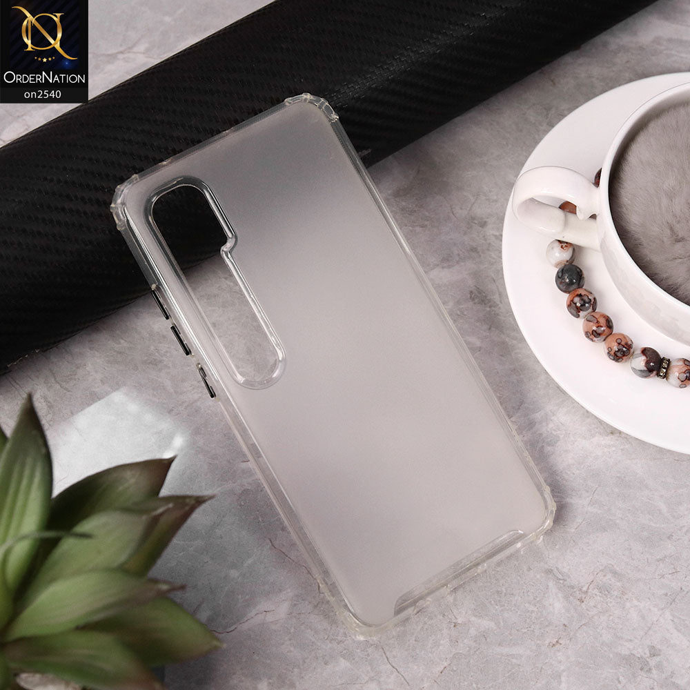 Xiaomi Mi Note 10 Lite Cover - White - Candy Assorted Color Soft Semi-Transparent Case