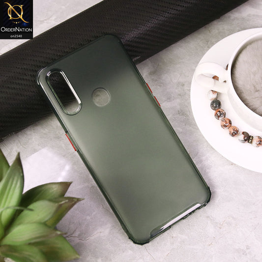 Oppo A31 Cover - Green - Candy Assorted Color Soft Semi-Transparent Case