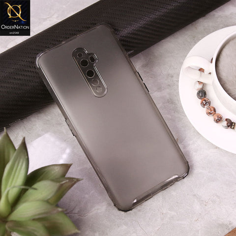 Oppo Reno 2Z Cover - Black - Candy Assorted Color Soft Semi-Transparent Case