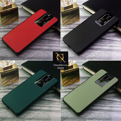 Xiaomi Redmi Note 9 - Light Green - New Leather Texture Soft Borders Case