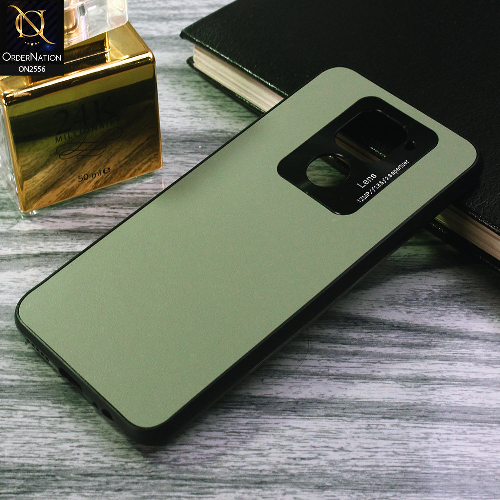 Xiaomi Redmi Note 9 - Light Green - New Leather Texture Soft Borders Case