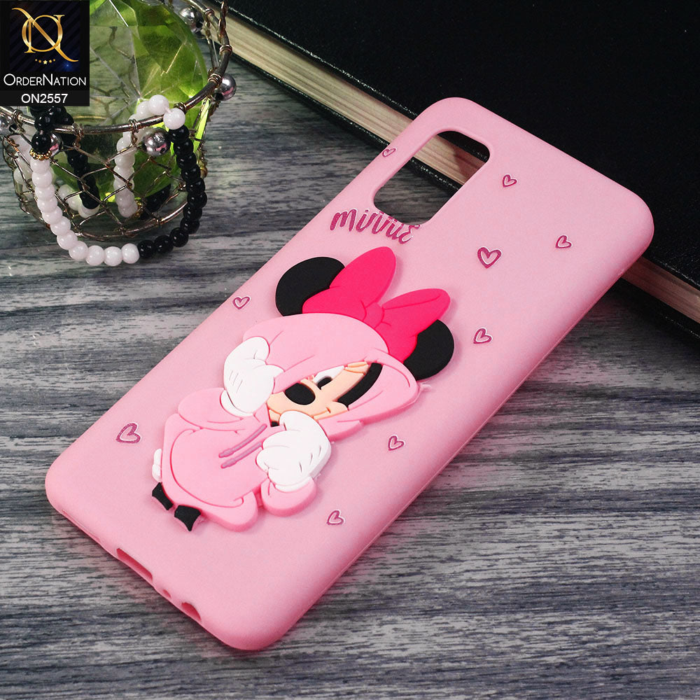 Vivo V17 - Pink - Assorted Candy Color Transparent Soft Case