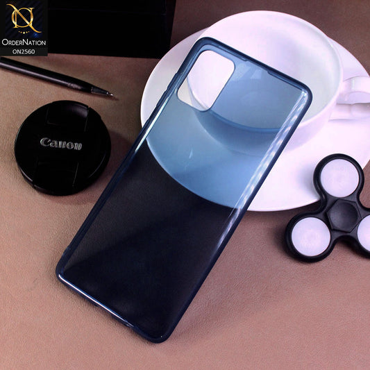 Oppo A92 - Blue - Assorted Candy Color Transparent Soft Case