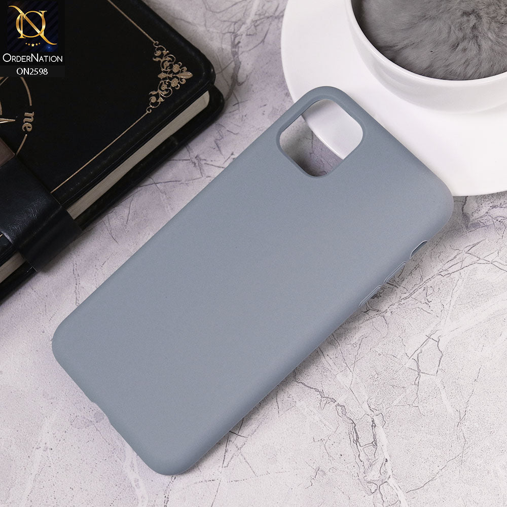 iPhone 11 Pro Max Cover - Sierra Blue - HQ Silica Gel Silicon Shockproof Matte Soft Case