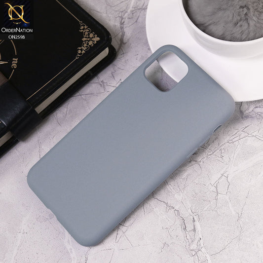 iPhone 11 Pro Max Cover - Sierra Blue - HQ Silica Gel Silicon Shockproof Matte Soft Case
