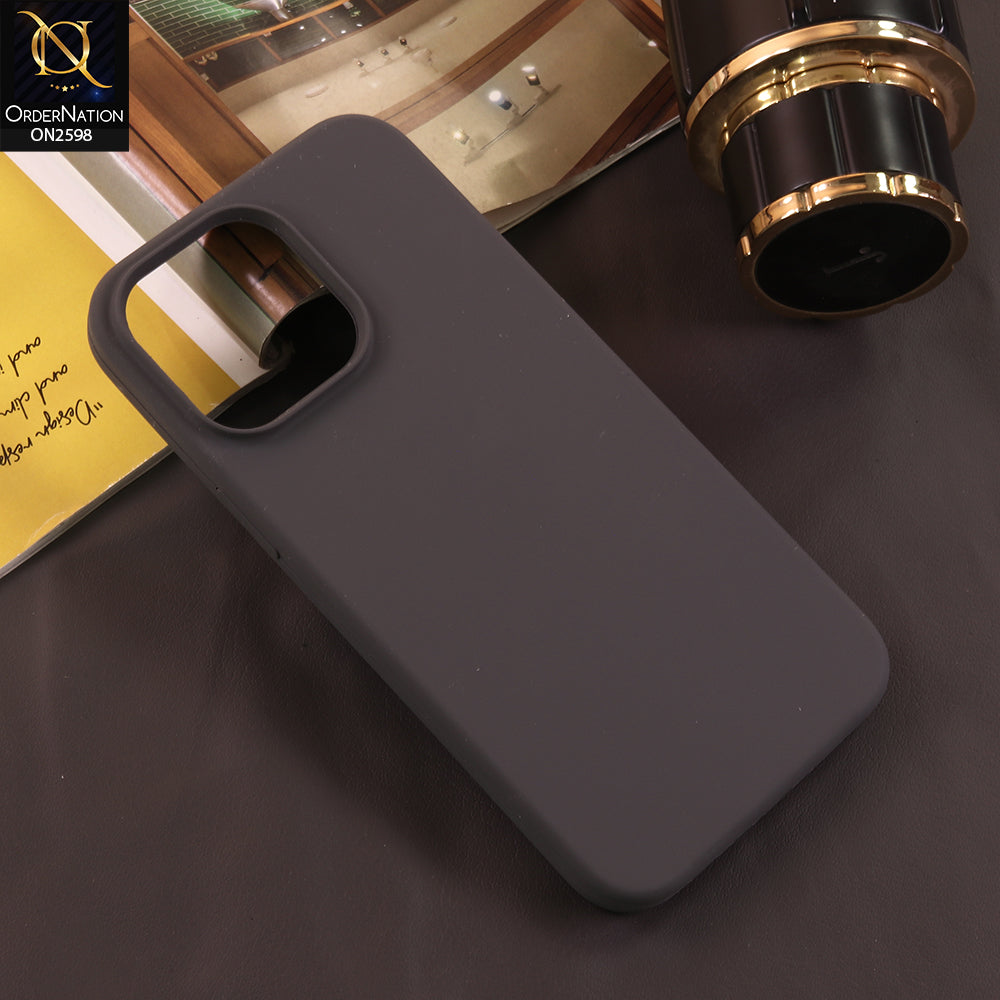 iPhone 14 Pro Max Cover - Dark Gray - New Soft Silicone Case