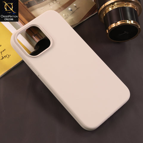 iPhone 14 Pro Max Cover - Off White - New Soft Silicone Case