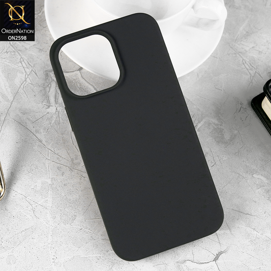 iPhone 15 Pro Max Cover - Dark Gray - HQ Silica Gel Silicon Shockproof Matte Soft Case