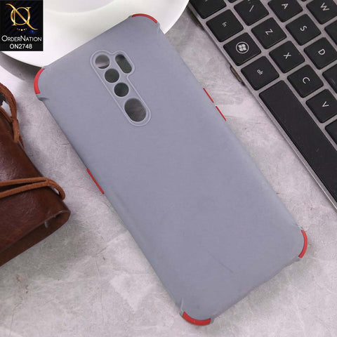 Oppo A9 2020 Cover - Gray - Soft New Stylish Matte Look Case
