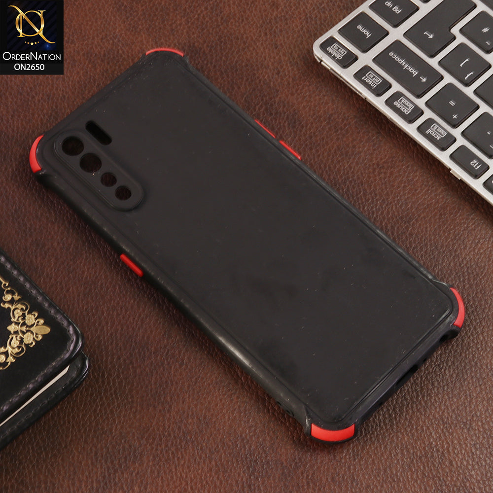 Oppo A91 Cover - Black -  Soft New Stylish Matte Look Case